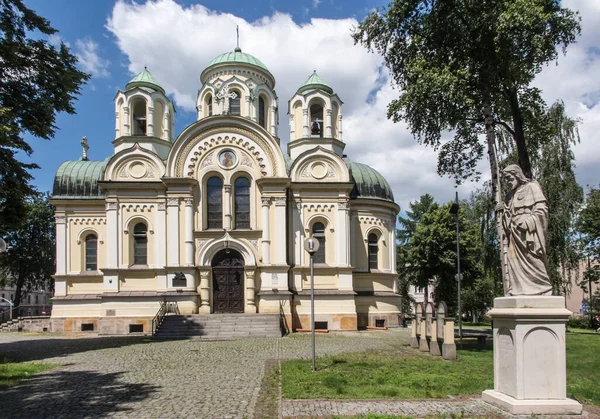 Templom Szentelt Szent Jakub Czestochowa Lengyelországban Amely Útvonalon Három Zarándokút — Stock Fotó