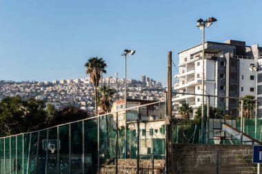 Galilee Denizi 'ndeki Tiberias şehrinin 26 Ocak 2020 tarihli görüntüsü.