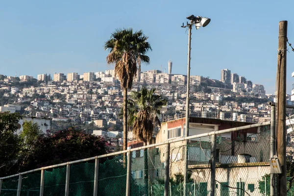 Zicht Stad Tiberias Het Meer Van Galilea Deel Heuvel Israël — Stockfoto