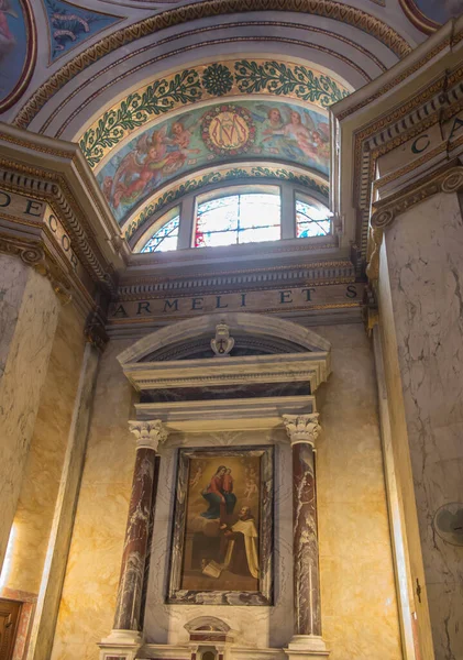 Haifa Israel January 2020 Interior Altar Famous Stella Maris Church — Stock Photo, Image