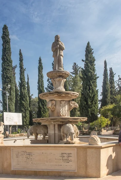 Fonte Sobre Pastores Belém Bom Pastor Israel — Fotografia de Stock