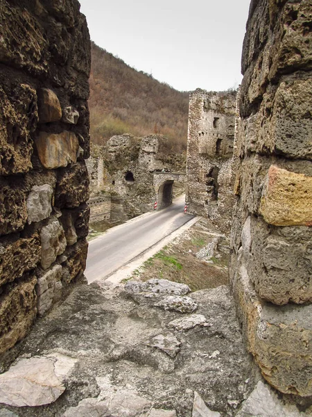 ゴルバック要塞 ドナウ川の入り口に位置する12世紀の城 北セルビア — ストック写真