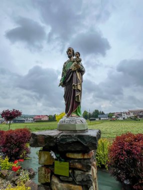 Strachocina, Polonya, 24 Mayıs 2025: St.Andrew Bobola Kilisesi 