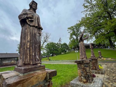 Strachocina, Polonya, 24 Mayıs 2025: St.Andrew Bobola Kilisesi 