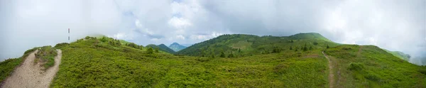 Vista Panorâmica Monte Ciucas Verão Parte Cordilheira Dos Cárpatos Romênia — Fotografia de Stock