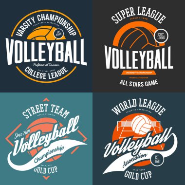 Spor t-shirt voleybolcular için yazdırır