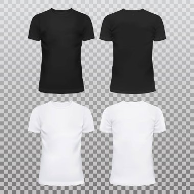 Erkekler ve kadınlar için boş veya boş t-shirt