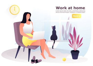 Kadın ya da erkek uzak iş defter ile