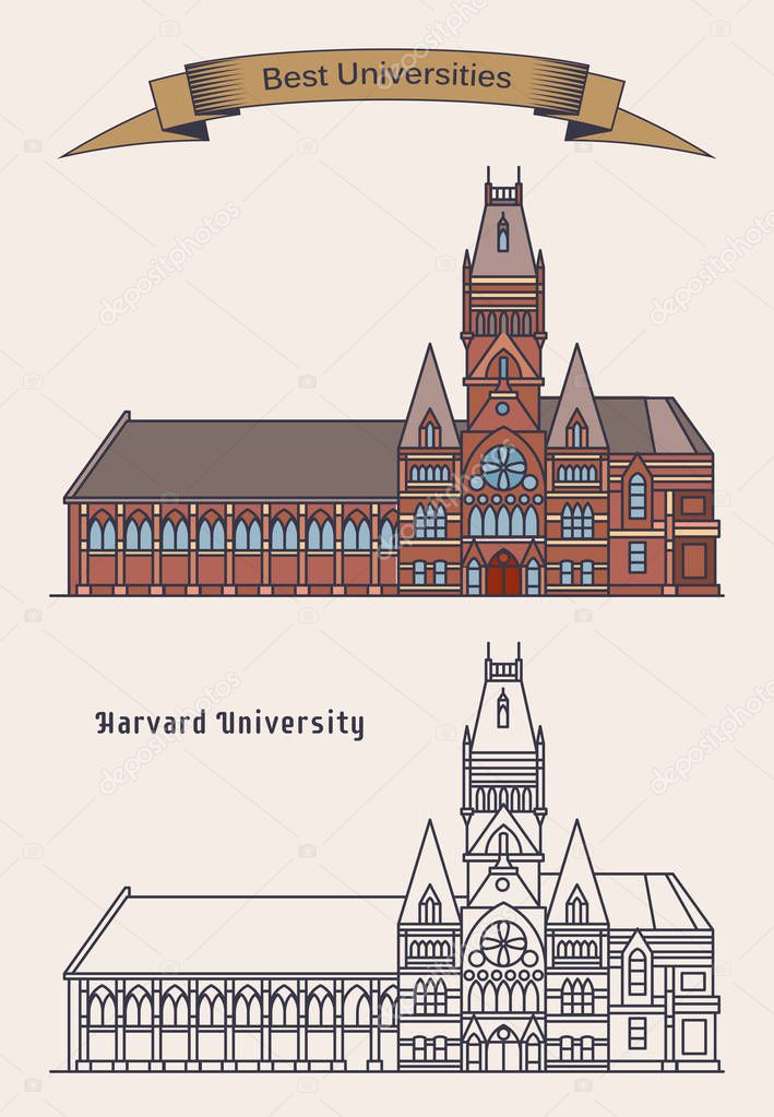 Harvard University building for education.