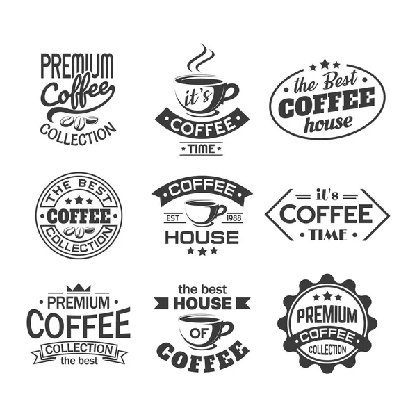 Tasse Kaffee für Geschäft oder Ladenschild, Cafeteria — Stockvektor