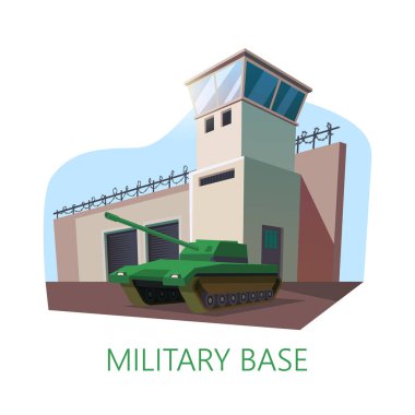 Amerikan veya ABD askeri temel geliştirme ve tank.