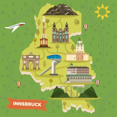 Innsbruck simge ile göster. Avusturya şehir