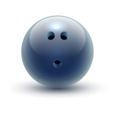 Bowling için top, spor için sert delinmiş küre