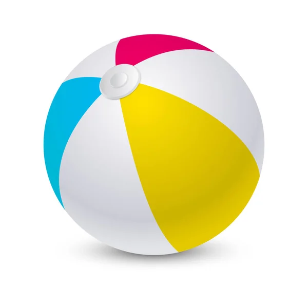 Beach ball or inflatable sphere for summer sport