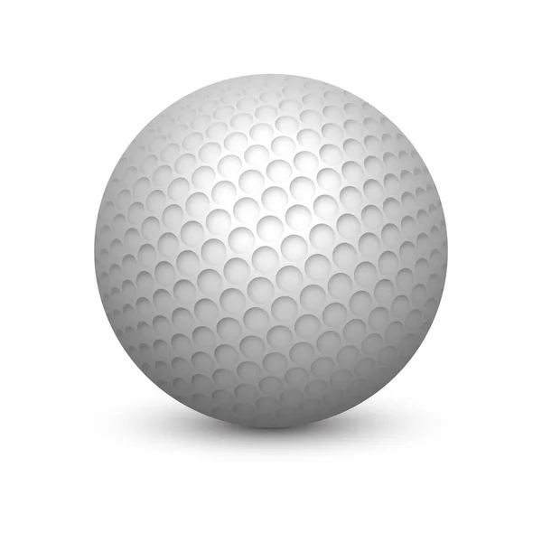 带阴影或阴影的纹理高尔夫球 — 图库矢量图片