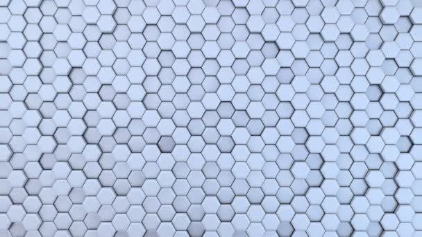 Poco a poco el cambio de fondo hexagonal, Seamless Looping 3d animación, 4K. Busque más opciones en mi cartera — Vídeos de Stock