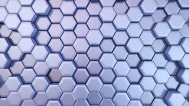 Yavaş değişen güzel altıgen arka plan, 3d animasyon, 4 k döngü sorunsuz. Benim portföy daha fazla seçenek için bak