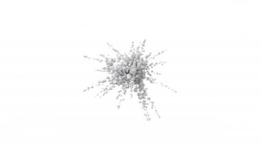 Kabarcık Patlaması. Güzel 3D Animasyon Ultra HD 4K 3840x2160