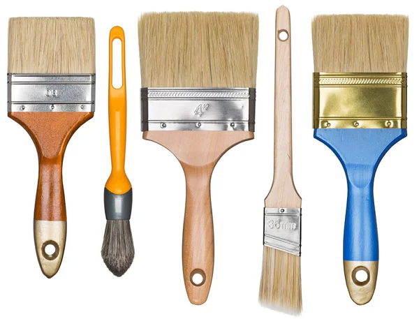 Paint brushes isolated — Stock Photo, Image