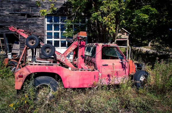 Abandon Tow Truck Usa — Stock Photo, Image