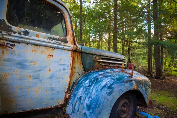 Viejo Abandono Recoger Camión Rural Maine —  Fotos de Stock