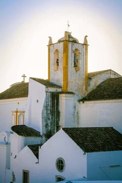 Witte Kerk Tavira Portugal — Stockfoto
