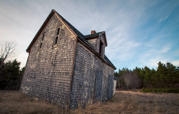 Abandonar Casa Madeira Pei — Fotografia de Stock