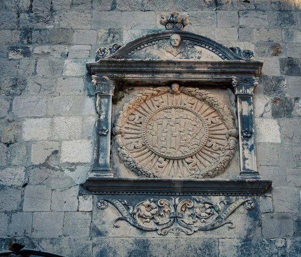 Wandstatue Dubrovnik — Stockfoto