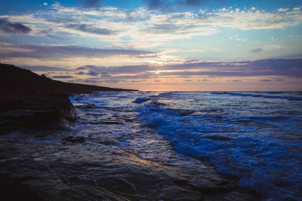 Pôr Sol Ilha Príncipe Eduardo — Fotografia de Stock