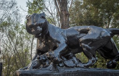 Chapultepec park heykel Mexico City