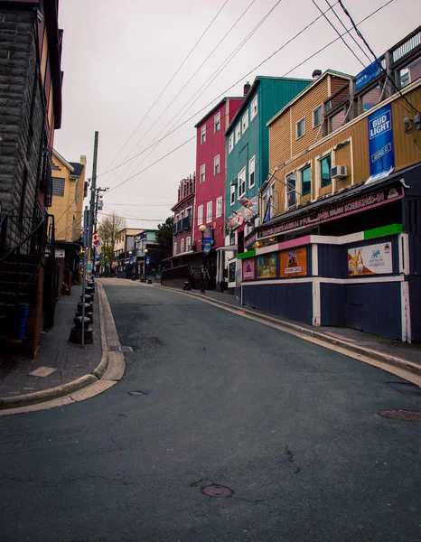 Calle George Centro John Newfoundland — Foto de Stock