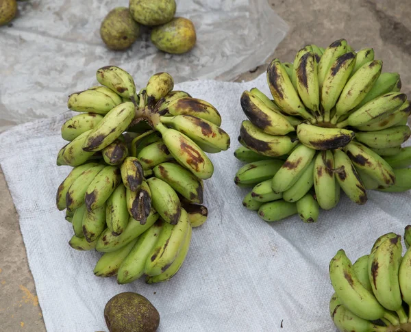Marché Banane Fraîche Iquitos Pérou — Photo