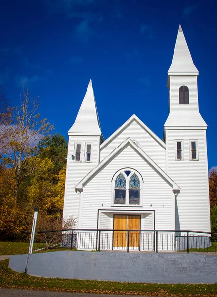 White wooden Church in Cape Breton