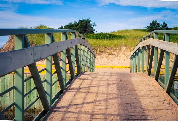 Ponte Sulla Spiaggia Pei — Foto Stock