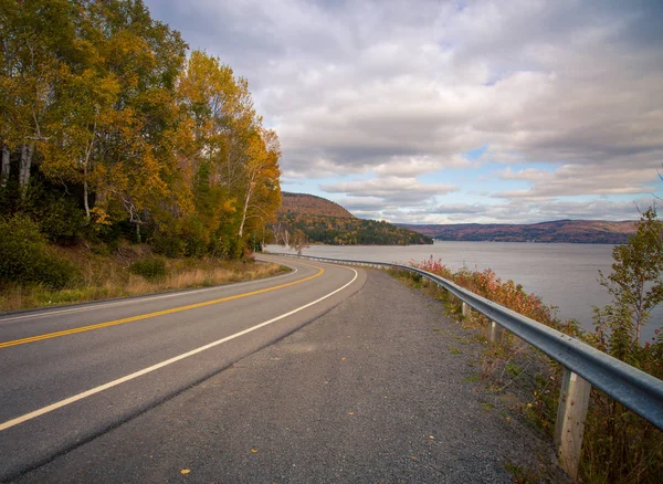 Autostrada Cape Breton Jesienią — Zdjęcie stockowe