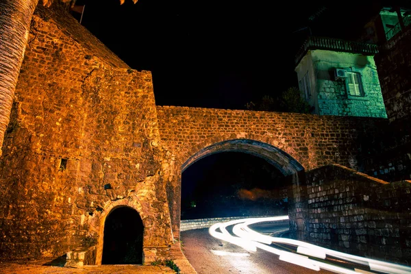Herceg Novi Kale Duvarı Karadağ — Stok fotoğraf