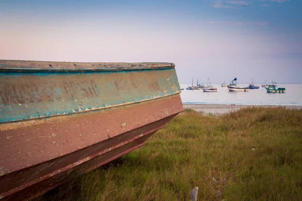 Abandonar Barco Madera Perú —  Fotos de Stock