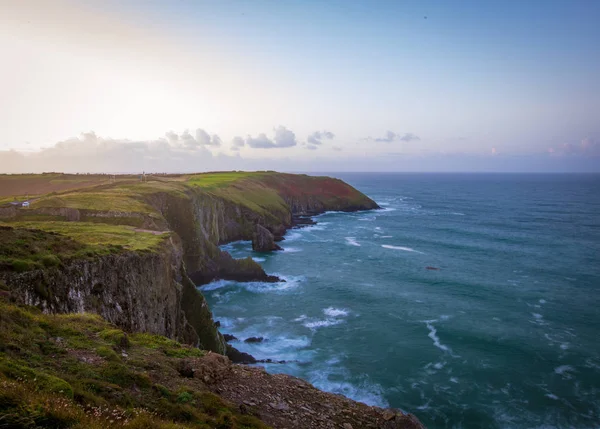 Ανατολή Στην Ακτή Της Ιρλανδίας — Φωτογραφία Αρχείου