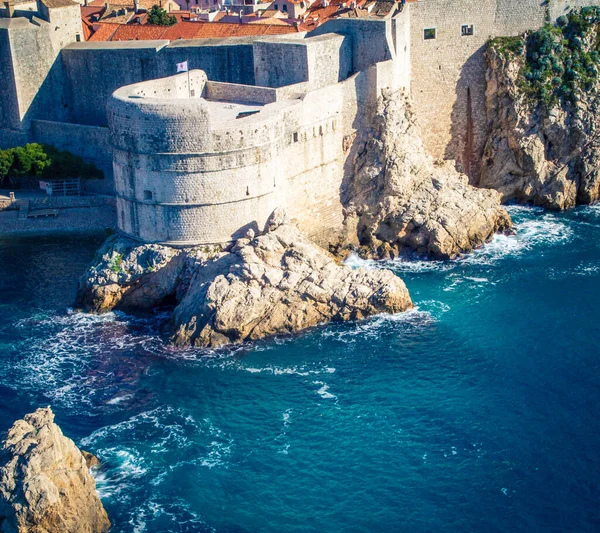 Parede Fortaleza Dubrovnik — Fotografia de Stock