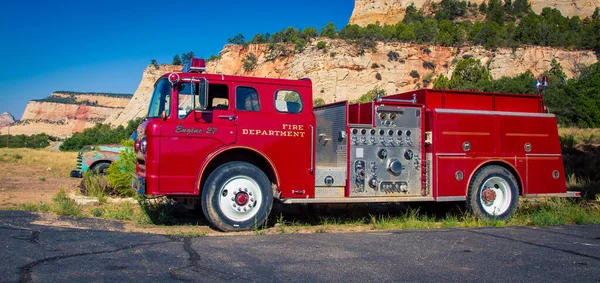 Пожарная Машина Юго Западе Сша — стоковое фото