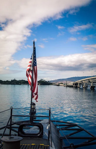Flaga Usa Pearl Harbor — Zdjęcie stockowe
