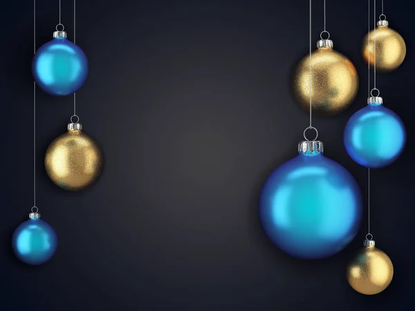 3D Rendering Weihnachtskarte — Stockfoto