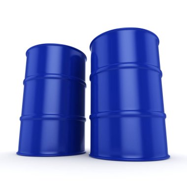 3D Render mavi varil