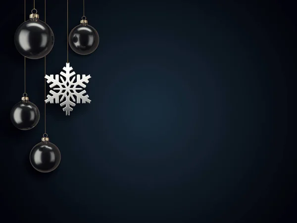 3D Rendering Weihnachtskarte — Stockfoto