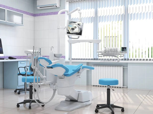 3D rendering modern dentist's office — Stock Photo, Image