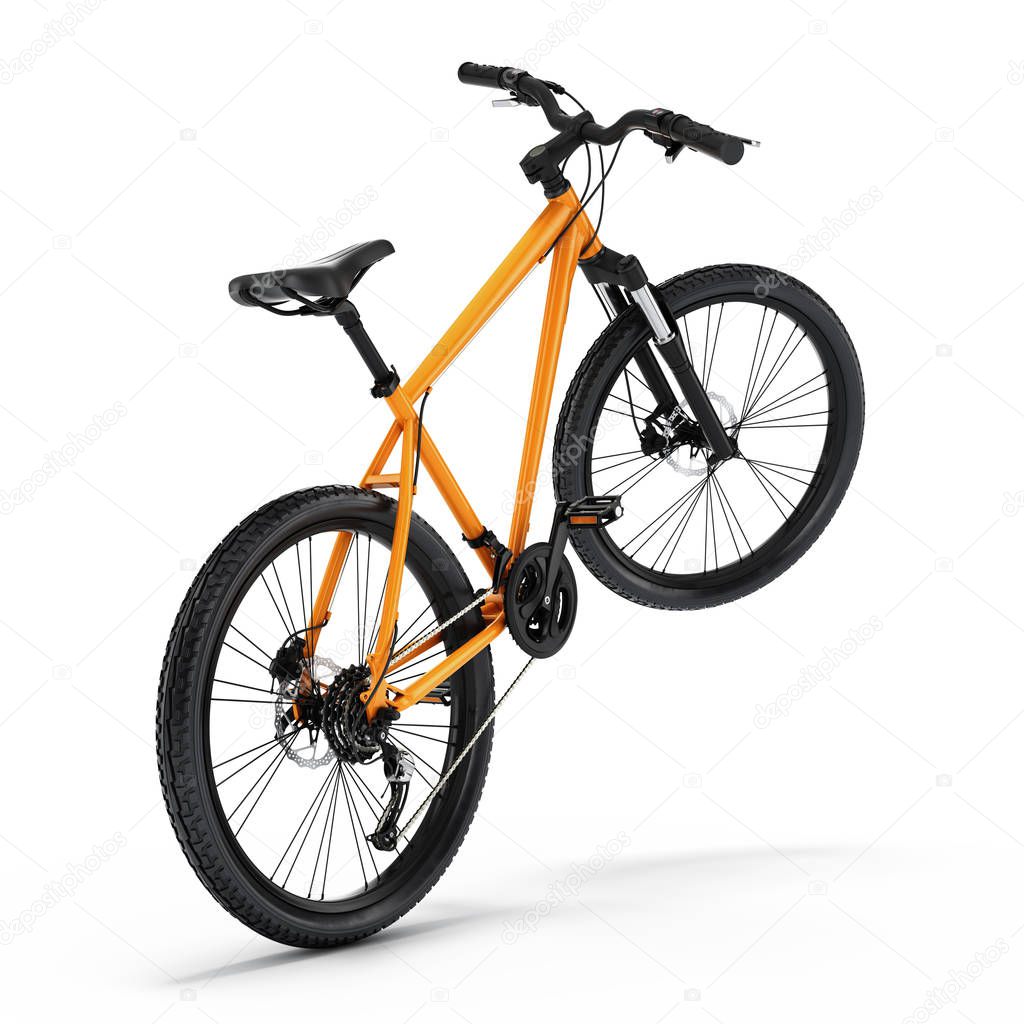 3D Rendering Mountain Bike