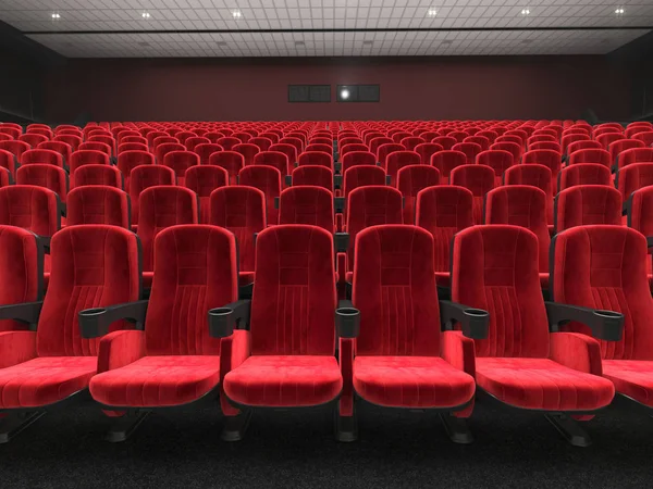 3d 렌더링 현대 영화관 — 스톡 사진