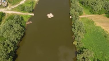 Çevre dostu nehri feribot rustik taşıma 