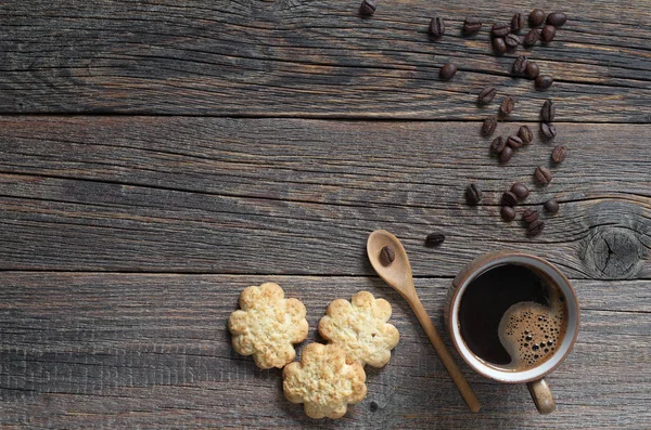 Shortbread mit Kokos und Kaffee — Stockfoto