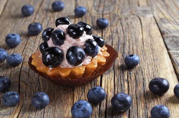 Muffin with blueberry — Stock Photo, Image